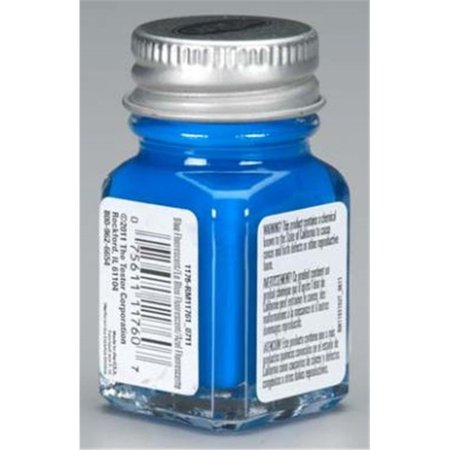 TESTORS Testors TES1176TT Blue Fluorescent Enamel Paint TES1176TT